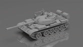 3d Printed 1/72/87 Soviet T-55A Main Battle Tank Unpainted Kit